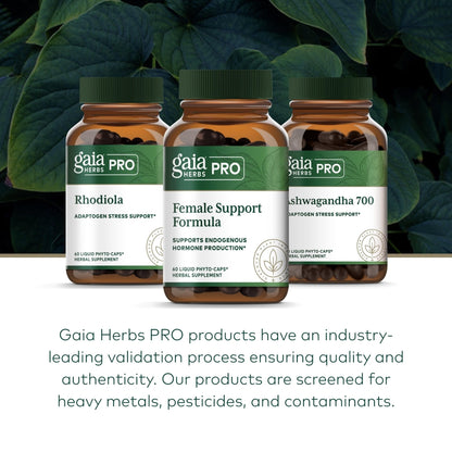 GAIA HERBS PRO Female Support Formula - Supports Healthy PMS & Menopause Fluctuations with Alfalfa Leaf, Black Cohosh Root Extract, Dandelion Root & More* - Vegan - 60 Liquid Phyto-Caps (60 Servings) - Maple Wellness Supplements