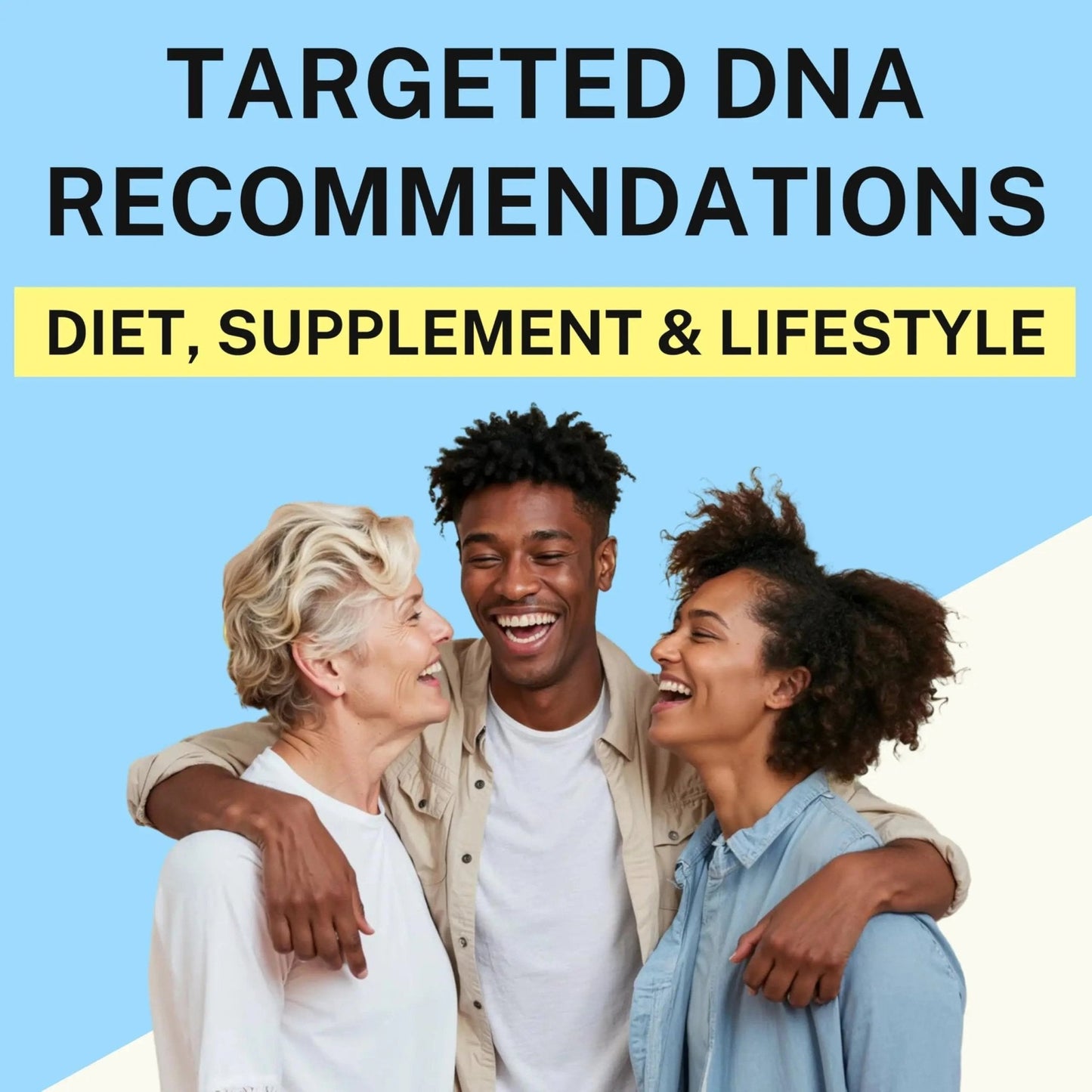 Genetic Methylation Test Kit & MTHFR Testing Kit | 300+ DNA Reports Including MTHFR Gene Variants, COMT, BHMT, AHCY and Folate | Custom Supplement & Meal Plan Recommendations with 10,000 Recipes - Maple Wellness Supplements