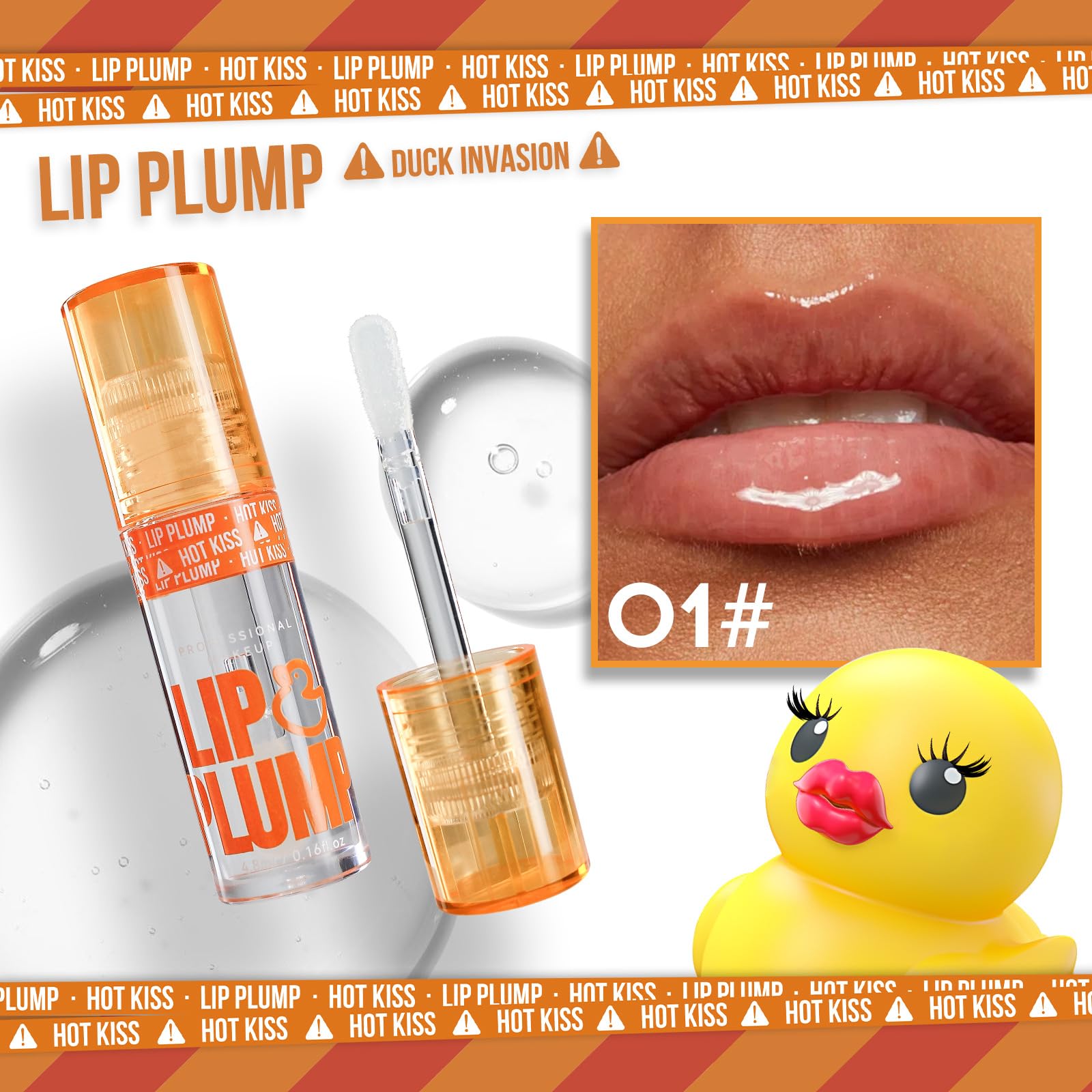 GHFCZOO 3 Colors Duck Lip Plumper Gloss, Hydrating Glitter Shine Primer Lip Tint, Non-Sticky Korean Plumping Lip Oil, Moisturizing Tinted Lip Balm for Sexy, Glossy Lips (Set A, 3pcs/set) - Maple Wellness Supplements