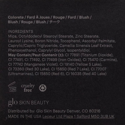 Glo Skin Beauty Blush (Sheer Petal) - Pressed Powder Blush for Cheeks, High Pigment Mineral Face Makeup Creates a Natural, Healthy Glow - Maple Wellness Supplements