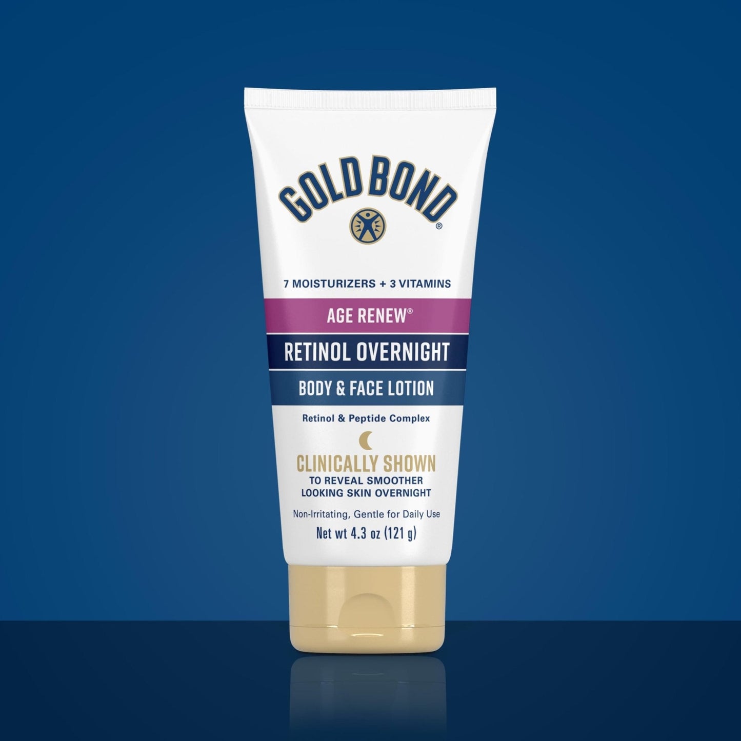 Gold Bond Age Renew Day & Night Duo Lotion Set for Body & Face, Crepe Corrector & Retinol Overnight Lotion - Maple Wellness Supplements