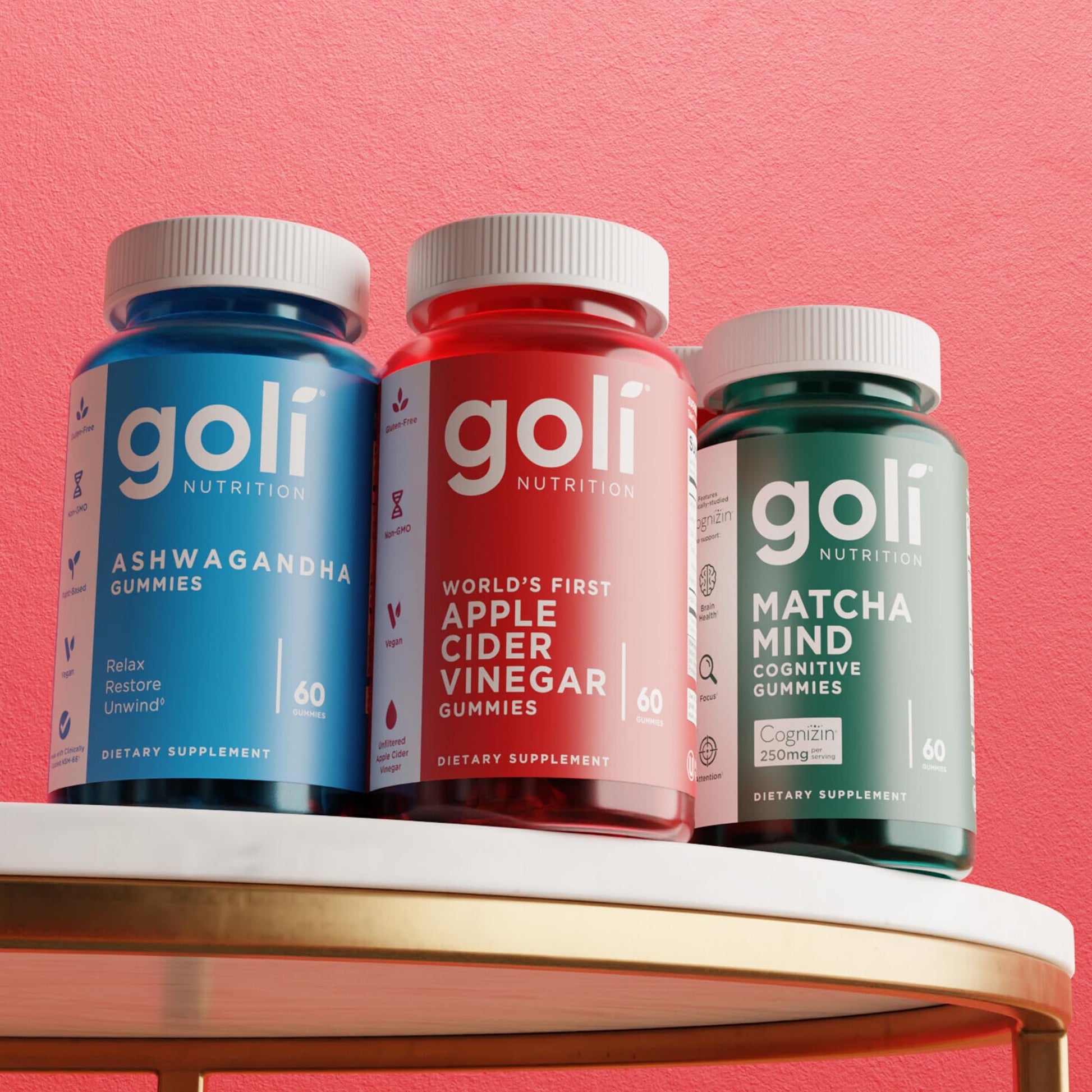 Goli Apple Cider Vinegar Gummies - Worlds First ACV Gummy with Vitamin B12, Beetroot & Pomegranate - Maple Wellness Supplements