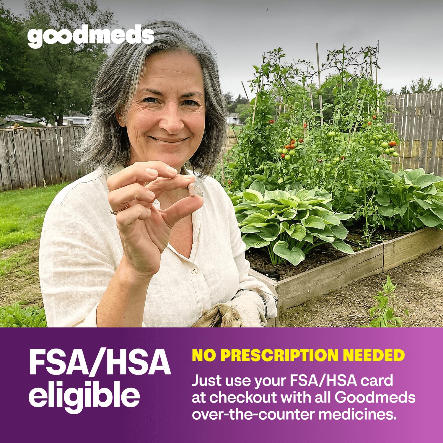 GoodMeds Compare to Allegra | Fexofenadine HCl 180mg | 24-Hour Allergy Relief, Non-Drowsy Antihistamine Generic Medicine for Allergies, Hay Fever, Itchy Eyes | for Kids & Adults (120 Count) - Maple Wellness Supplements