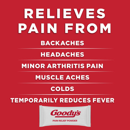 Goody's Back and Body Pain Relief Powder, 24 ct (Pack of 4) - Maple Wellness Supplements