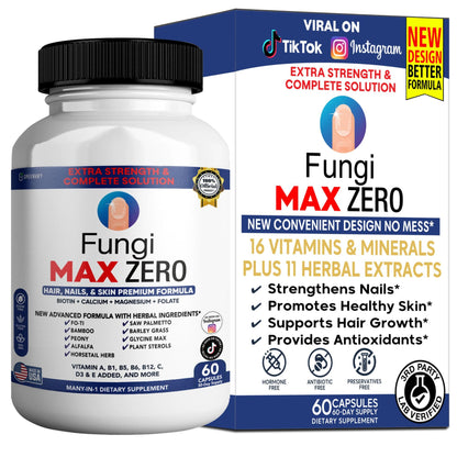 GREENVIFY Fungi Max Zero Hair, Nails & Skin Supplement. (1) - Maple Wellness Supplements