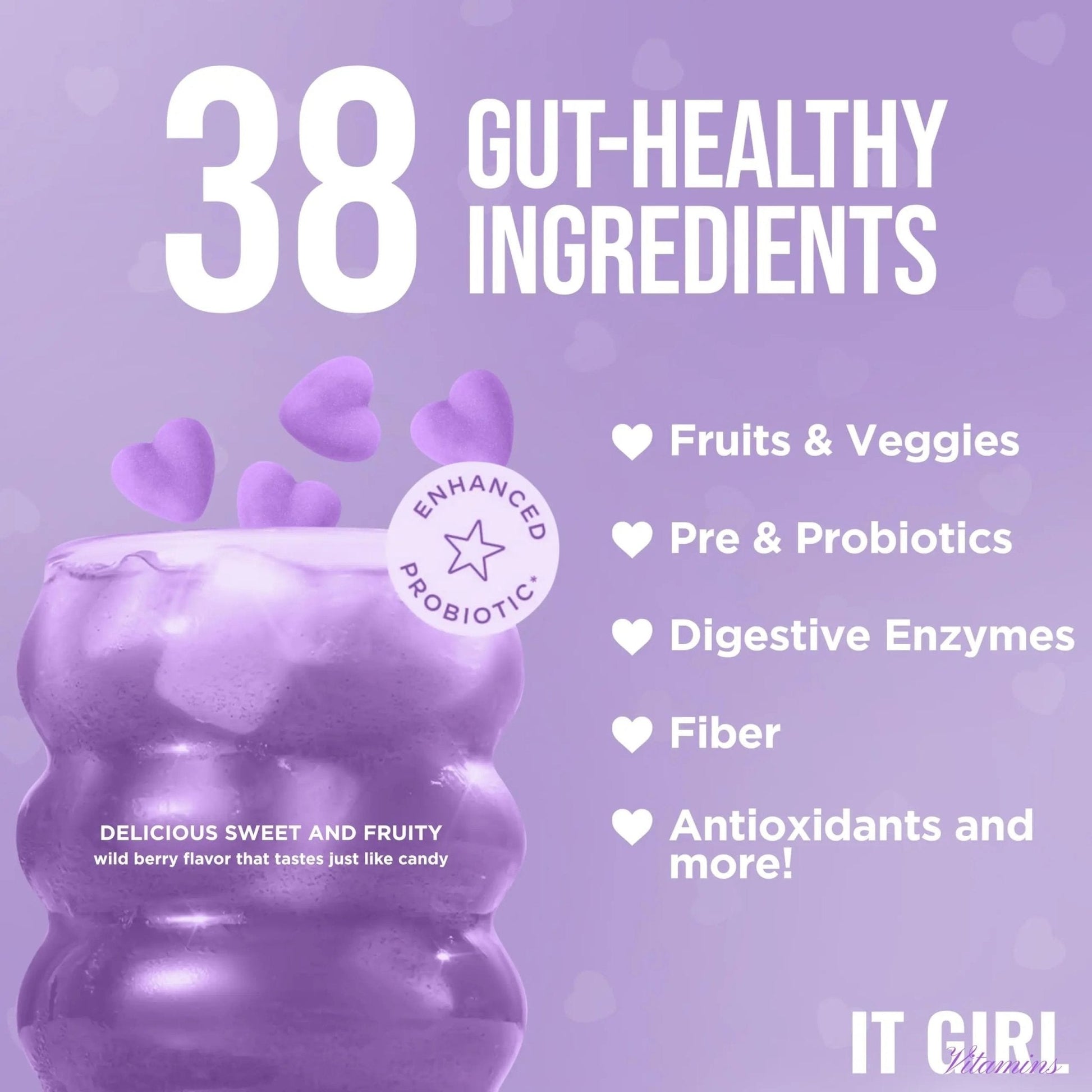 Gut Health Cleanse Detox Gummies for Women & Teens – Probiotics, Prebiotics, Digestive Enzymes & Superfoods Greens Blend – Vegan Daily Digestive Supplement for Bloating Relief, Debloat & Gut Wellness - Maple Wellness Supplements