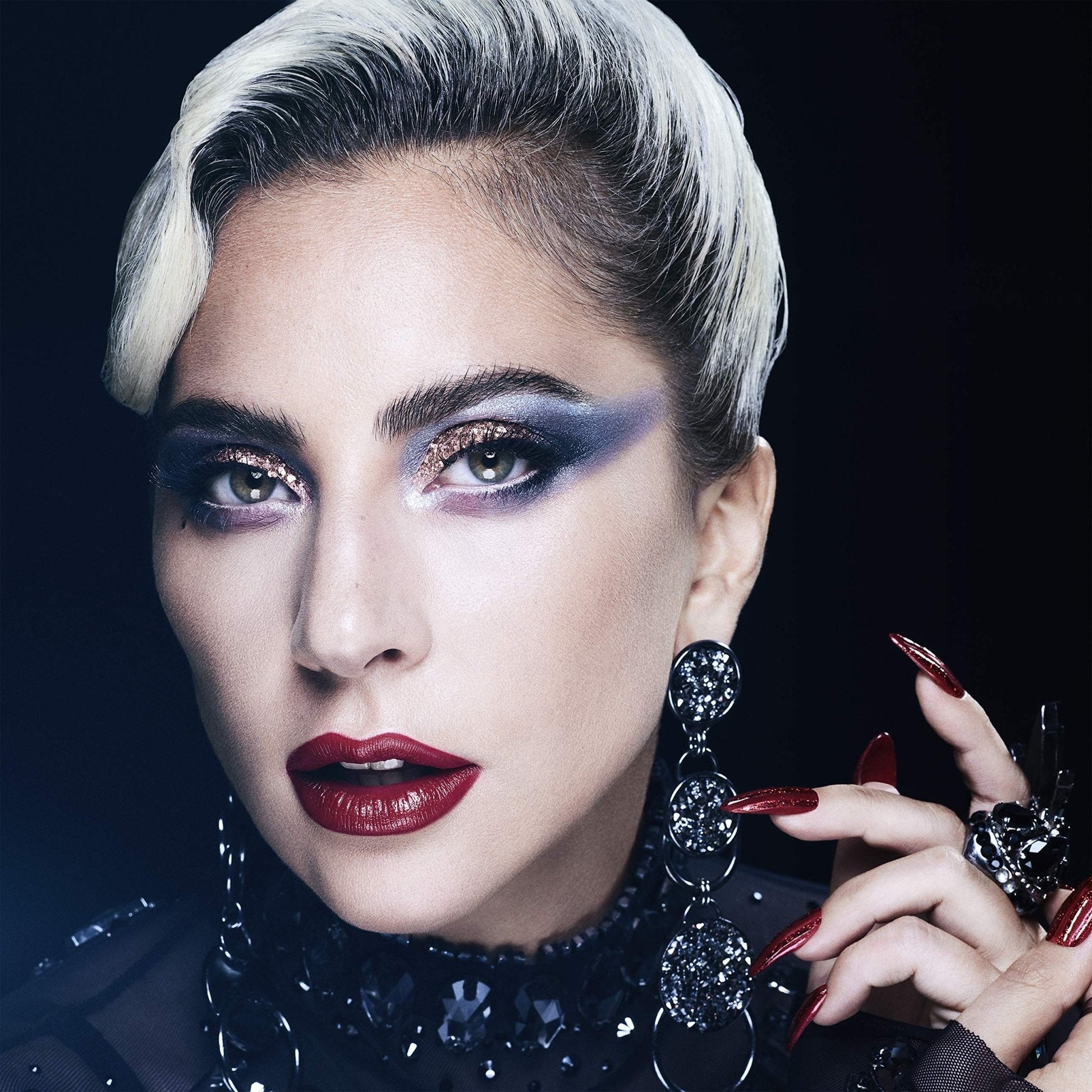 HAUS LABORATORIES By Lady Gaga: RISQUÉ BROW & LASH SPARKLE TOPPER, Brow Gel & Mascara in Black Sparkle, Long Lasting & Buildable Eye Makeup, Vegan & Cruelty-Free, 0.10 Fl. Oz - Maple Wellness Supplements