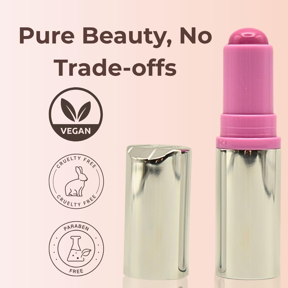 Haus Labs Color Fuse Longwear Hydrating Glassy Lip + Cheek Blush Balm Stick - Glassy Lilac - Maple Wellness Supplements