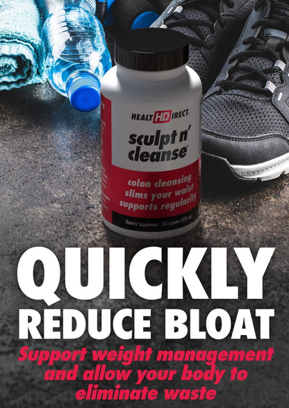 HEALTH DIRECT Sculpt n' Cleanse - Herbal Colon Cleanse for Digestive Health & Regularity - Maple Wellness Supplements