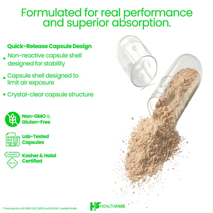 Healthfare Fenugreek Seed Extract 6000mg | 150 Vegan Capsules | Concentrated Herbal Supplement | Non-GMO, Gluten-Free | Made in USA - Maple Wellness Supplements