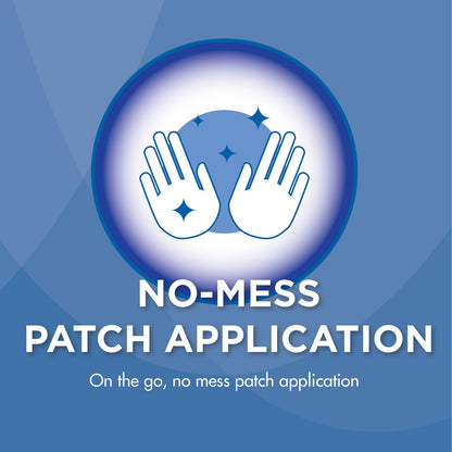 HealthWise Cold Hot Medicated Menthol XL Patch | 5% Menthol | Back and Large Areas | 5.51” x 9.84” | 6-Count | Paraben-Free | Soothes Minor Aches and Pains | Super-Size Relief - Maple Wellness Supplements