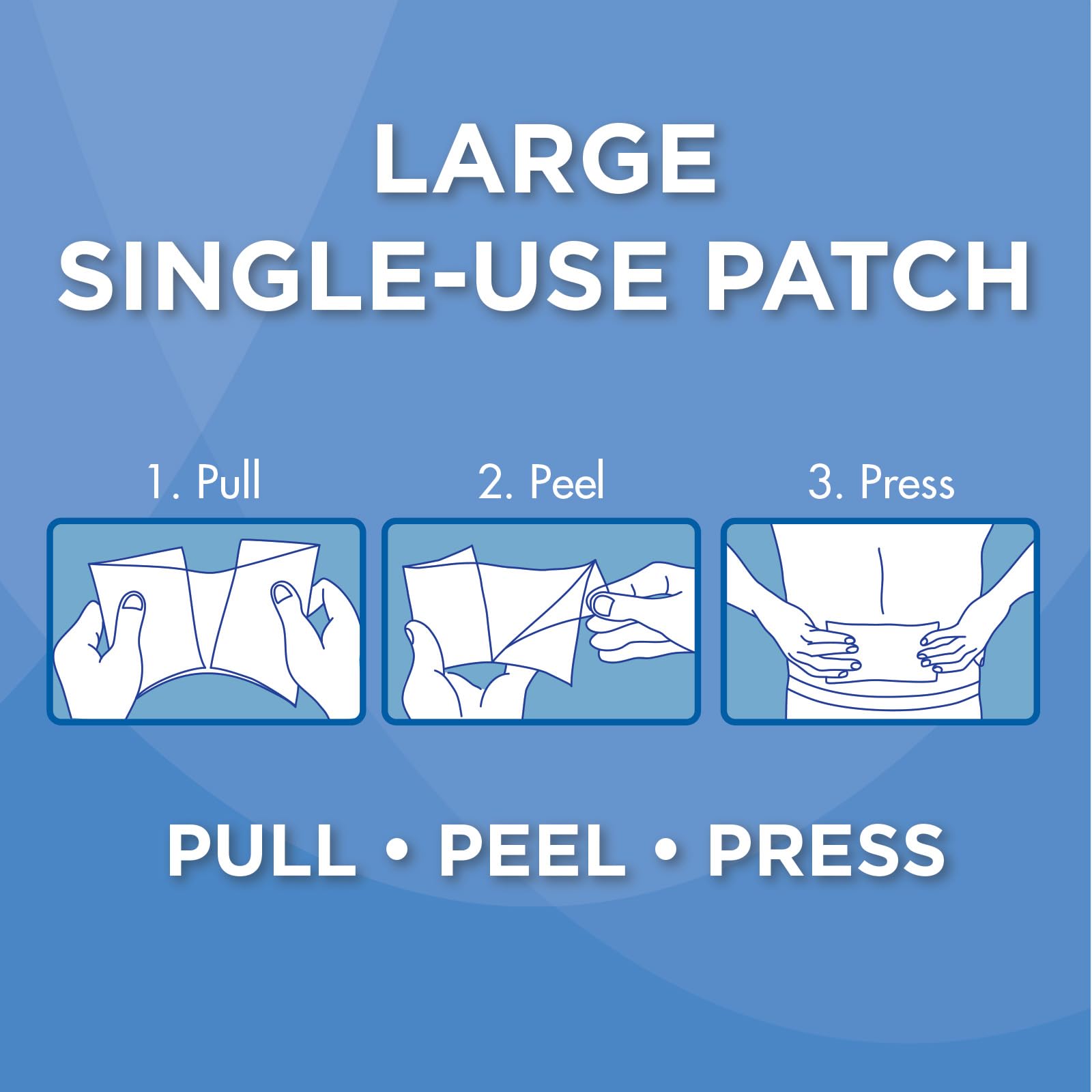 HealthWise Cold Hot Medicated Menthol XL Patch | 5% Menthol | Back and Large Areas | 5.51” x 9.84” | 6-Count | Paraben-Free | Soothes Minor Aches and Pains | Super-Size Relief - Maple Wellness Supplements