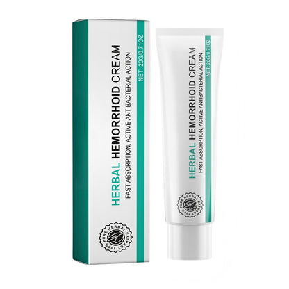 Hemorrhoid Cream, Herbal Hemorrhoid Ointment, Natural Itching & Burning Relief Hemorrhoidal Cream, External Discomfort Support for Men Women 20g - Maple Wellness Supplements