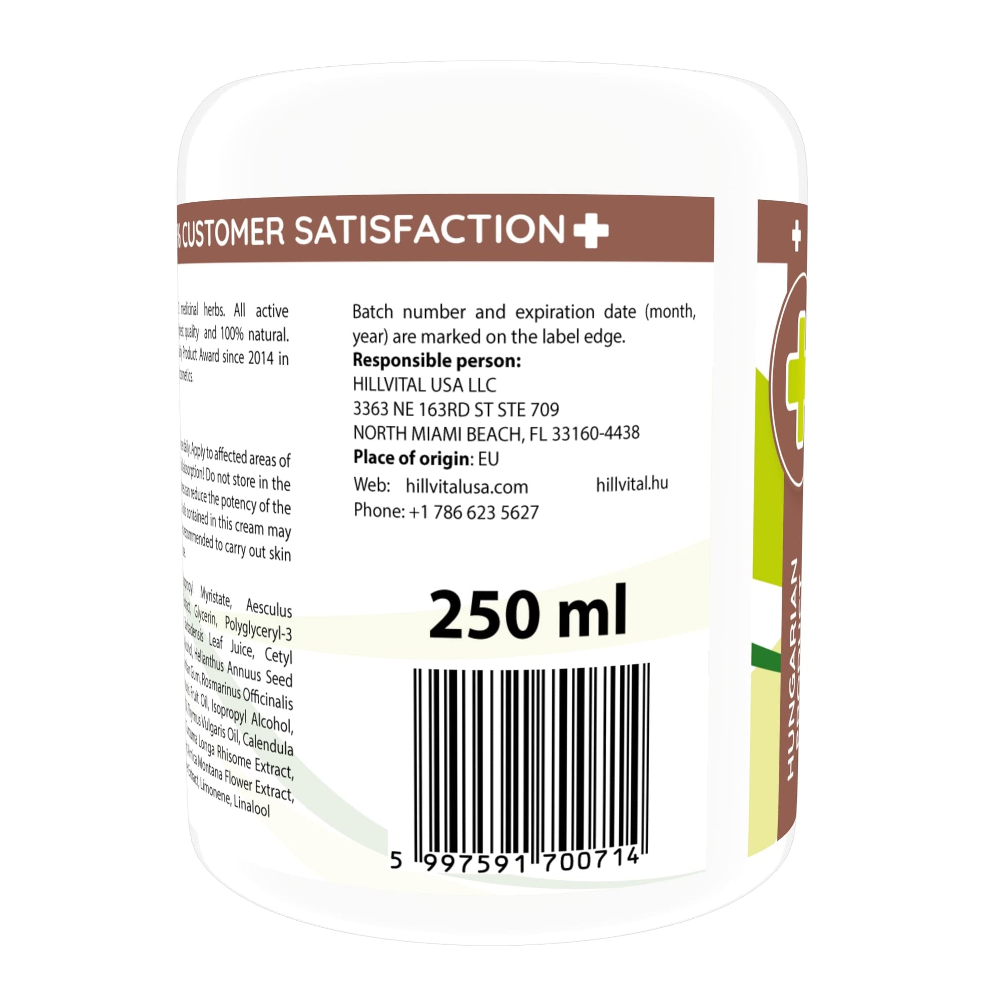 HillVital Herbal Joint Care Balm – Soothing Arnica & Turmeric Blend for Muscles & Joints – Lightweight Herbal Cooling Gel with Mint & Rosemary – Fast-Absorbing Natural Topical Cream - Maple Wellness Supplements
