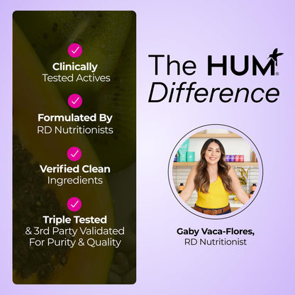 HUM Fan Club Menopause Probiotic Supplement, Estrogen Free Menopause Supplements for Women, Non Hormonal, Supports Energy & Hot Flashes, Grape Seed Extract & Siberian Rhubarb, 30 Vegan Capsules - Maple Wellness Supplements