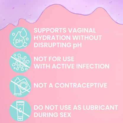 Hydro GYN Vaginal Moisturizer | Long Lasting for Vaginal Dryness & Irritation | Hyaluronic Acid & Vitamin E | Feminine Care Hormone Free | Pre and Post Menopausal I 10 Pre Filled Applicators - Maple Wellness Supplements