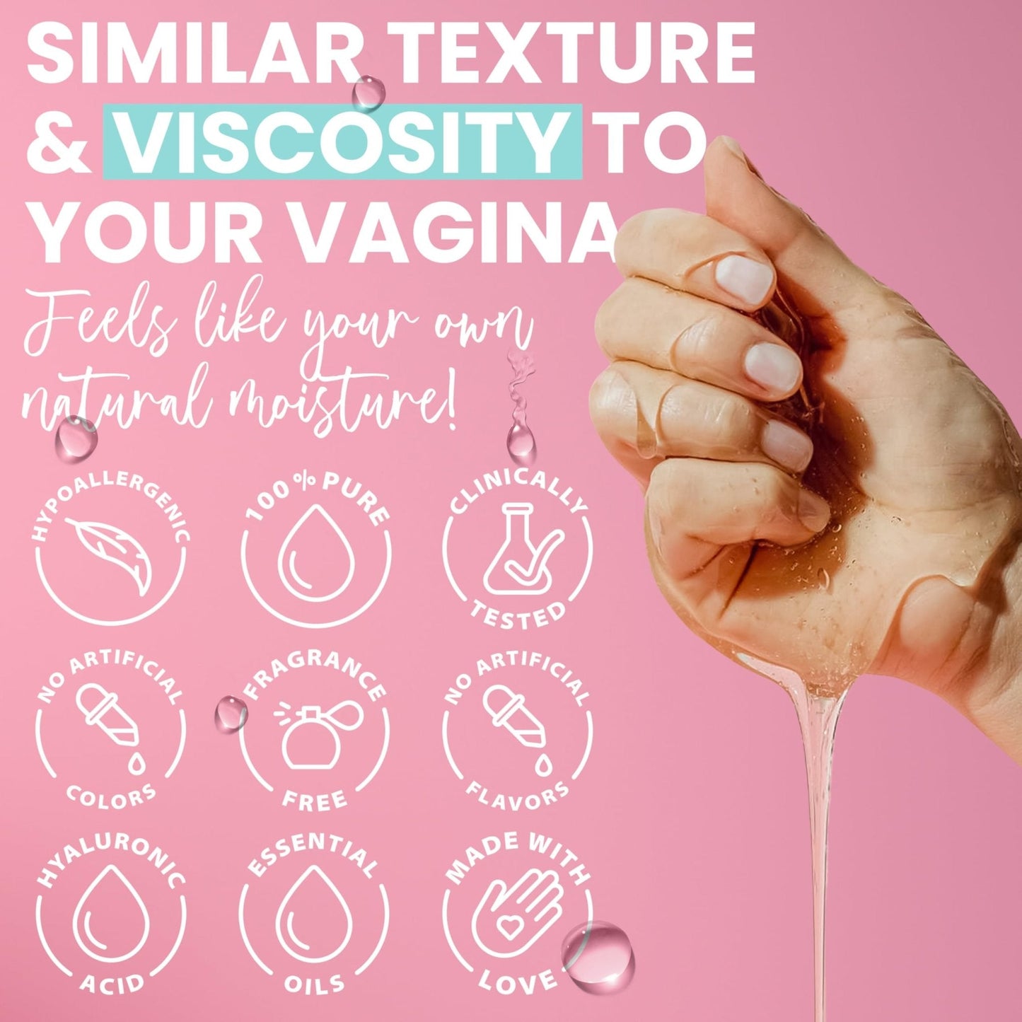 Hydro GYN Vaginal Moisturizer | Long Lasting for Vaginal Dryness & Irritation | Hyaluronic Acid & Vitamin E | Feminine Care Hormone Free | Pre and Post Menopausal I 20 Count - Maple Wellness Supplements
