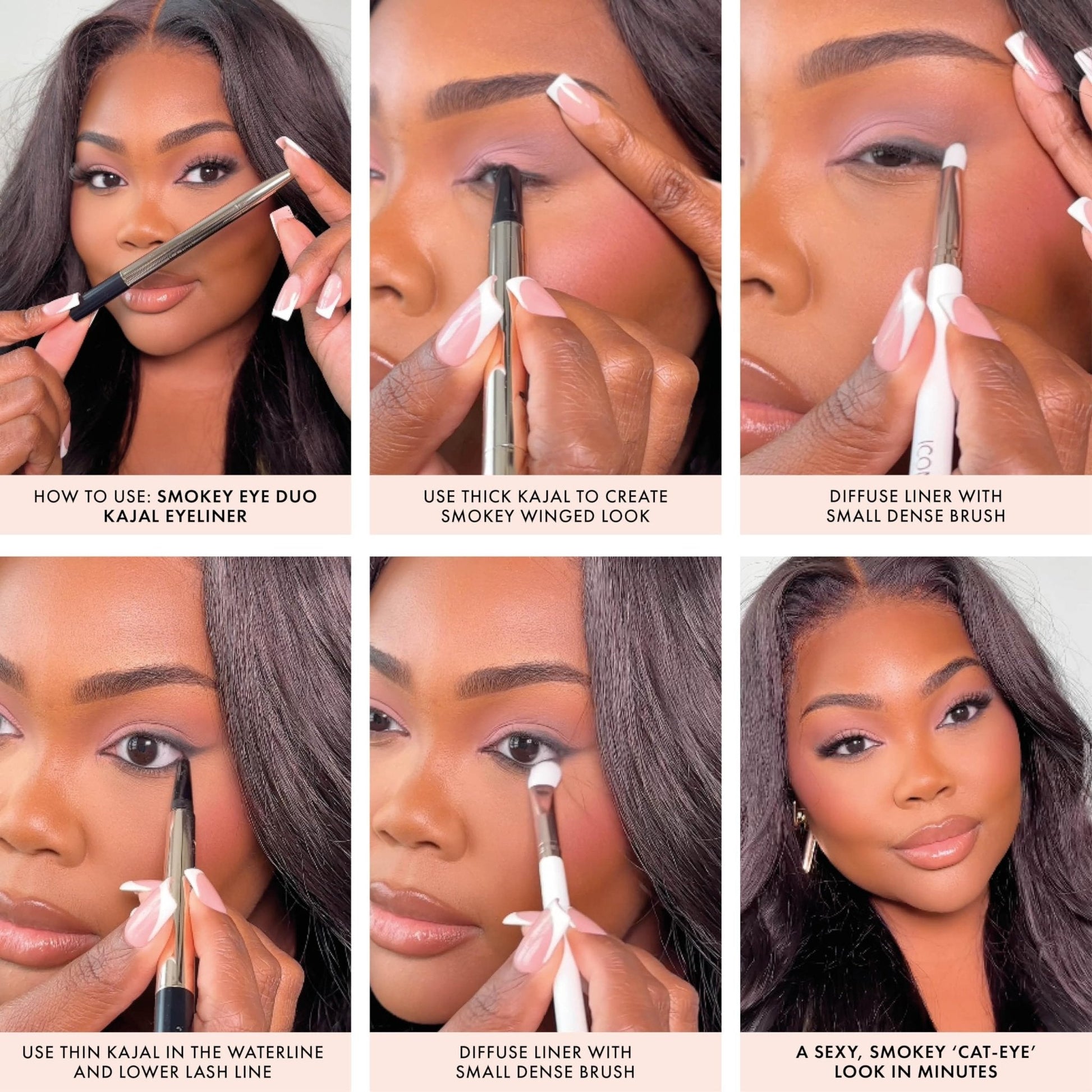 ICONIC LONDON Smokey Eye Duo Eyeliner | Creamy, Easy to Blend 2-in-1 Eyeliner Crayon, Water Resistant, Cruelty Free, Vegan Makeup (Spiced Plum) 0.027 oz - Maple Wellness Supplements