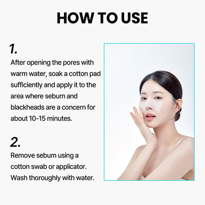ilso Super Melting Sebum Softener, 5.29 fl oz, with 40 Skin Wrap Cotton Pads included, Pore Cleansing Solution, Blackhead Softener - Maple Wellness Supplements