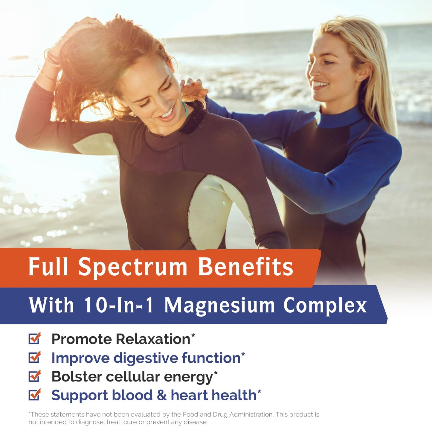 Innate Vitality 10-in-1 Magnesium Complex 960mg, 420mg Elemental Mag per Serving, with Magnesium Glycinate, Citrate, Malate, and More, Sleep, Digestion, Energy Support, 90 Vegan Caps - Maple Wellness Supplements