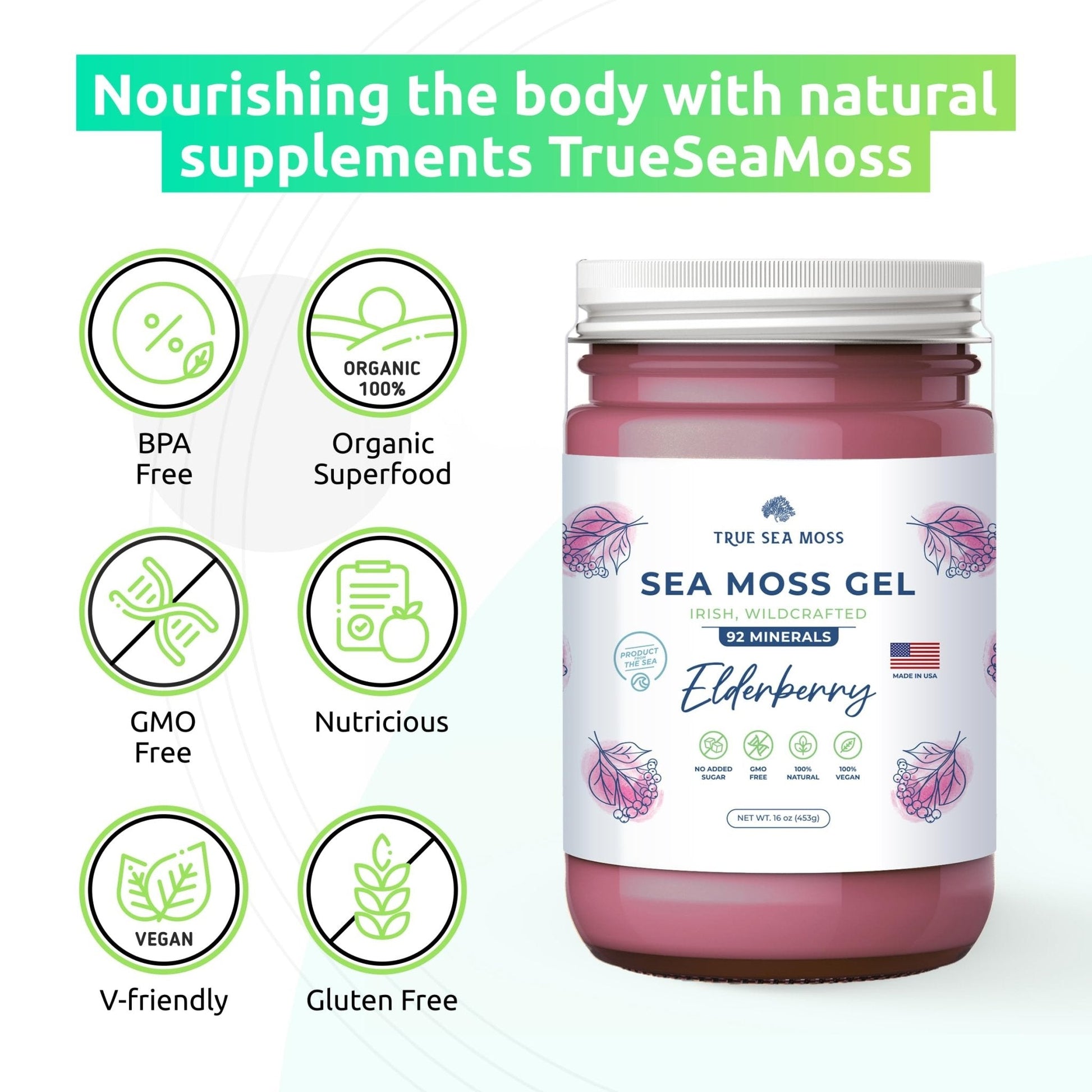 Irish Sea Moss Gel - Maple Wellness Supplements