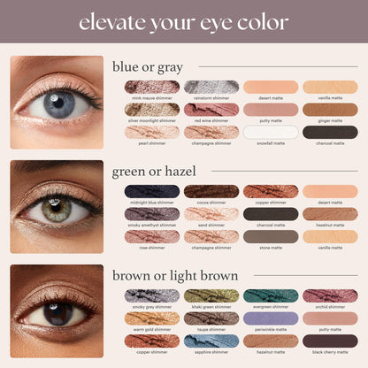 Julep Eyeshadow 101 Cream-to-Powder Waterproof Shadow Stick – Sand Shimmer – Long-Lasting, Crease-Proof, Champagne Toned Shimmer Cream Eyeshadow with Built-in Smudger - Maple Wellness Supplements