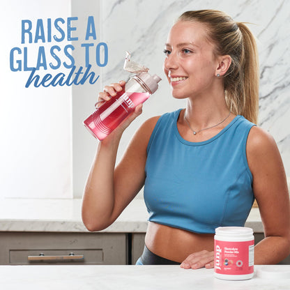 JUNP Electrolytes Powder No Sugar No Carbs – Berry Lemonade Keto Electrolyte Drink Mix - Potassium & Salt Hydration Powder Electrolytes - Zero Calorie Sugar Free Electrolyte Powder, 90 Servings - Maple Wellness Supplements