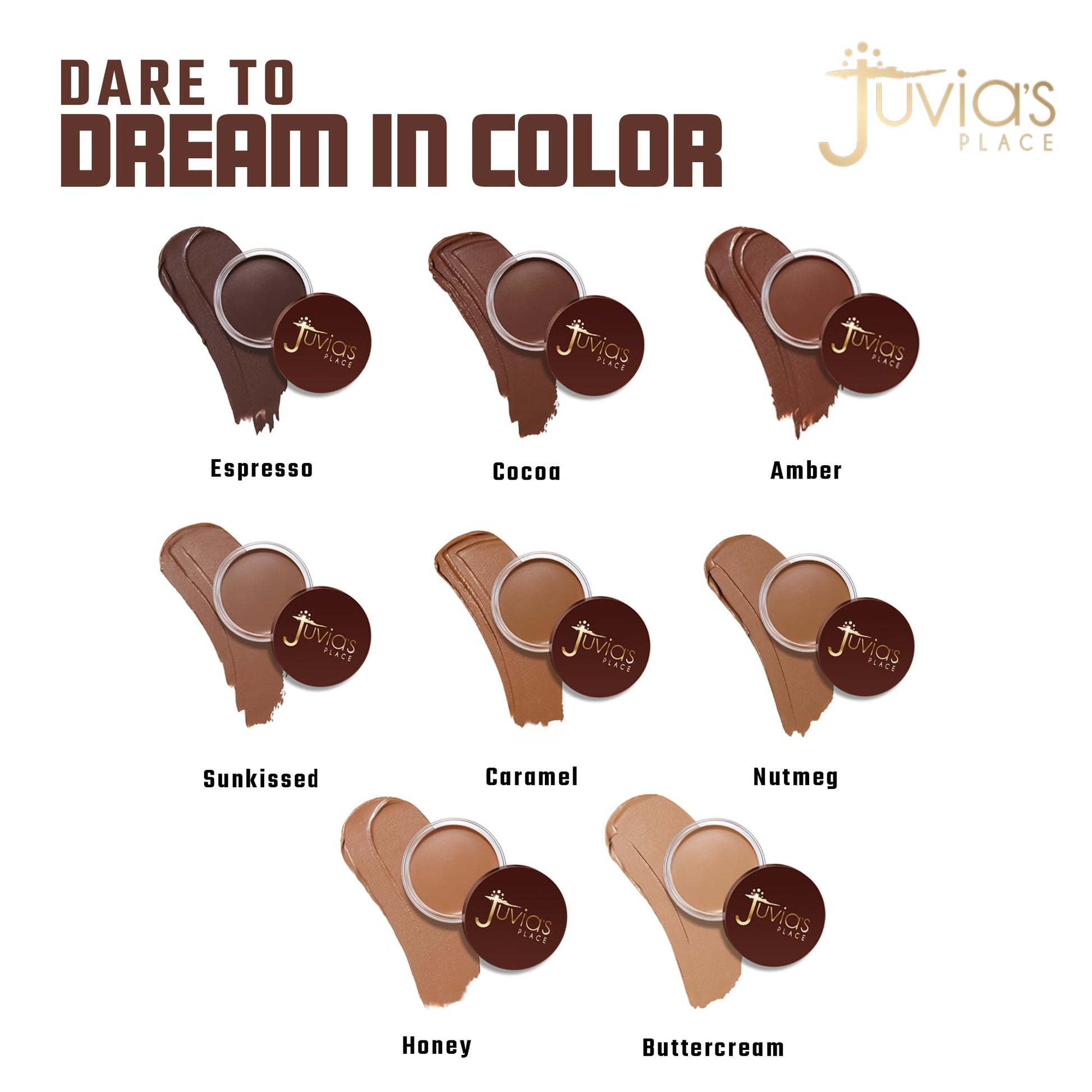 Juvia's Place Bronzed Cream Bronzer - Sunkissed - Smooth Cream Bronzer Pot for Sun-Kissed Glow & Warmth, Buildable & Blendable Makeup Contour with Long-Lasting Matte Shimmer Finish, Highly Pigmented - Maple Wellness Supplements