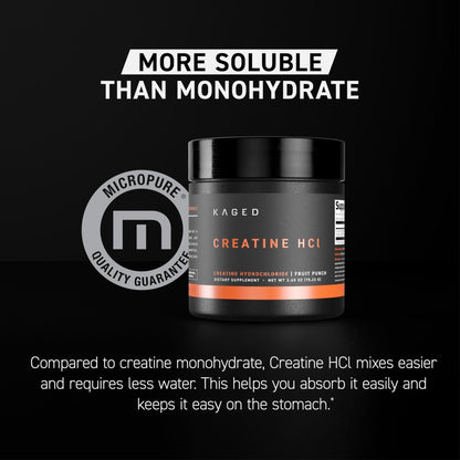 Kaged Creatine HCl Powder | 7X Concentrated vs Mono | Muscle Building & Recovery | High Absorption | No Bloating | Creatine for Men & Women - Maple Wellness Supplements
