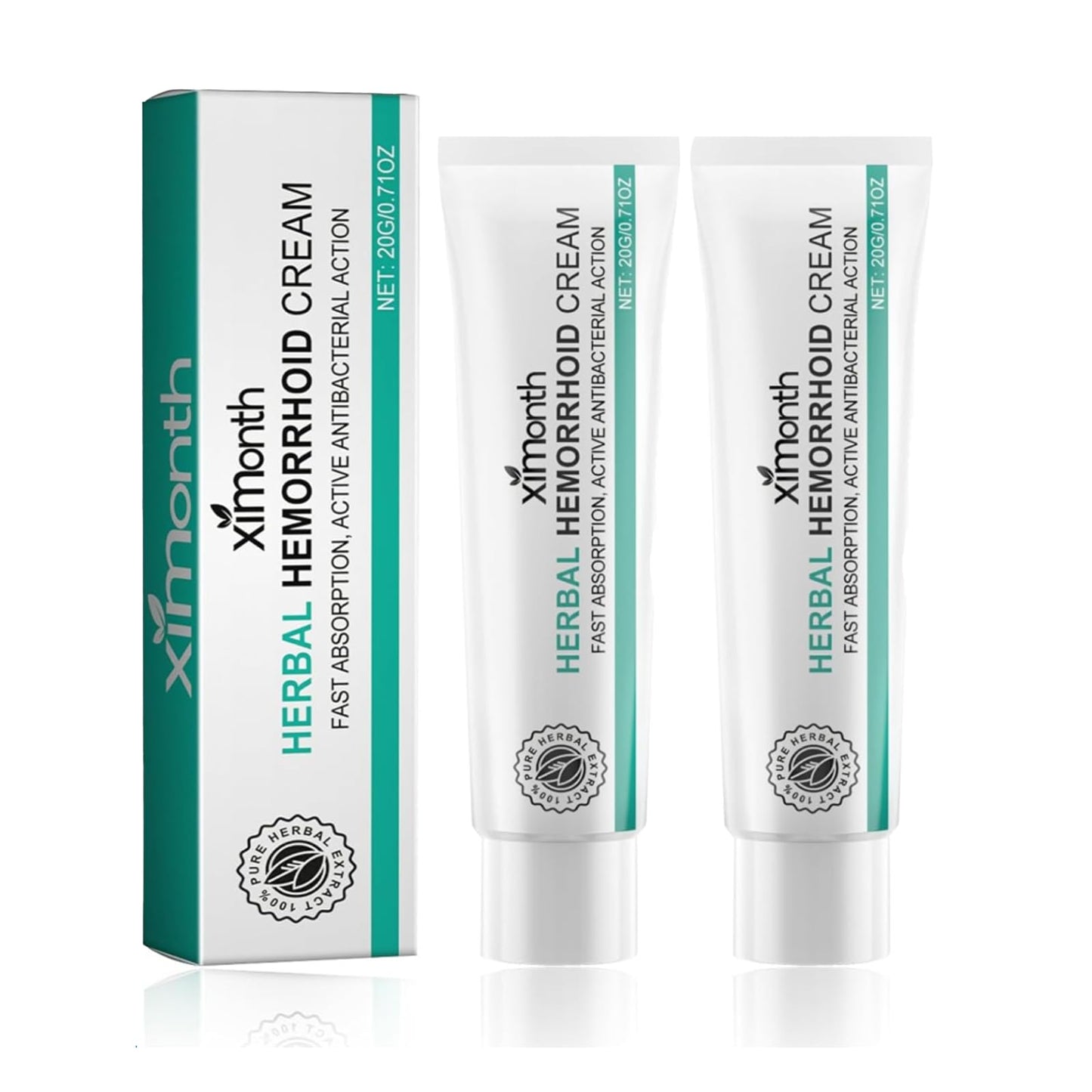 KANBHE Hemorrhoid Cream, Herbal Hemorrhoid Cream, Natural Hemorrhoid Ointment, for Men and Women Hemroid Creams (2PCS) - Maple Wellness Supplements