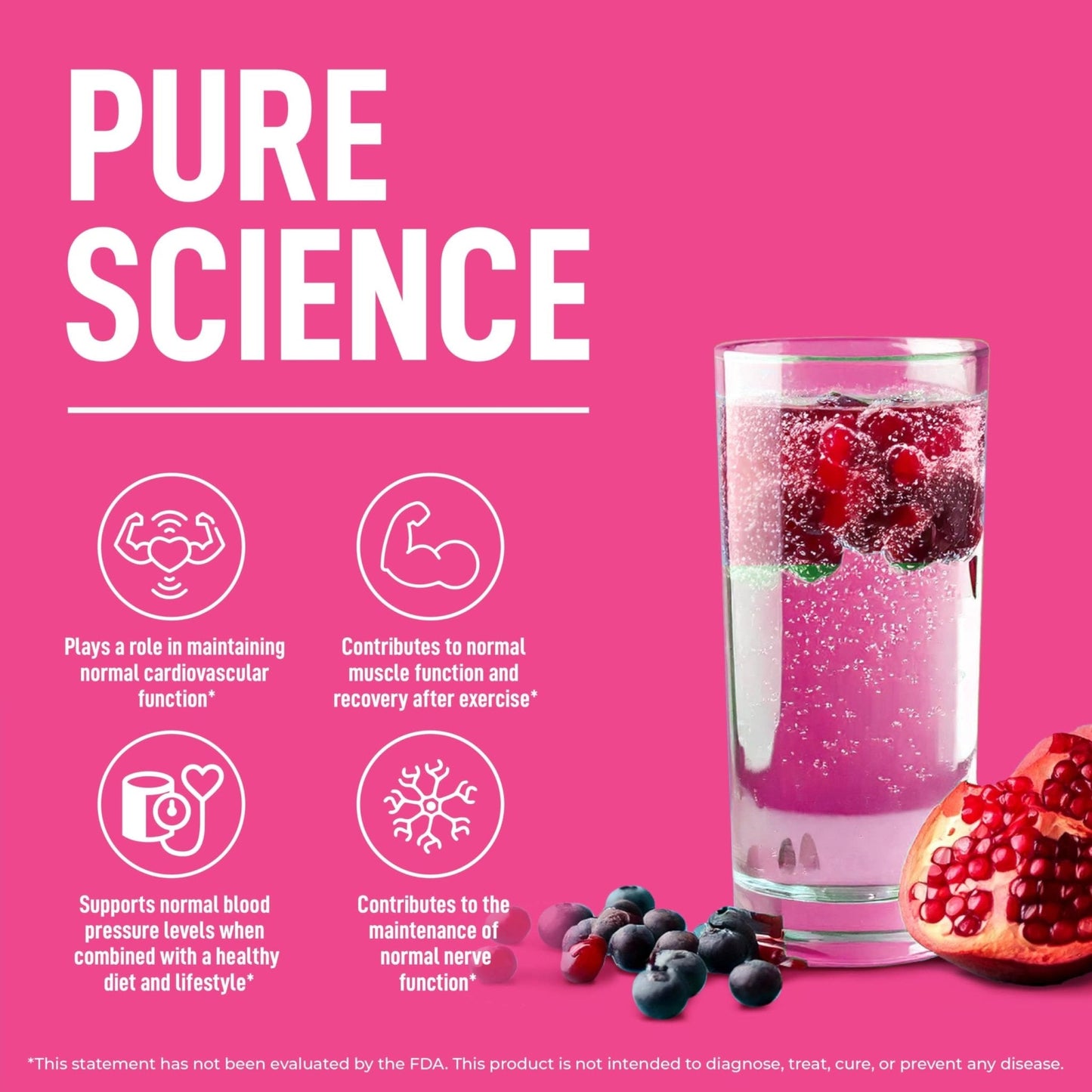 Keppi Electrolytes Powder Packets – Blueberry Pomegranate 30 Servings – No Sugar Hydration Supplement with Potassium, Magnesium, Sodium – Keto, Vegan - Maple Wellness Supplements