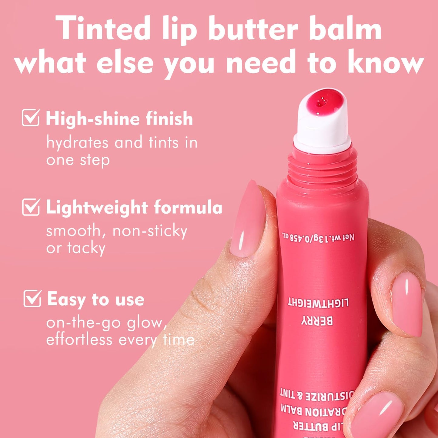 KIMUSE 6 Pcs Tinted Lip Butter Hydration Balm Set, 6 Flavored Shades Hydrating Plumping Gloss with Hyaluronic Acid & Vitamin E, Sheer Tint, Non-Sticky | Vegan Lip Care Makeup for Dry Lips & Daily - Maple Wellness Supplements
