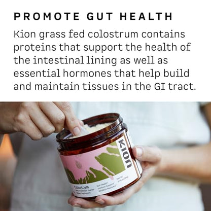 Kion Colostrum | Grass-Fed Bovine | Gut Health and Immune Support | 30 Servings - Maple Wellness Supplements