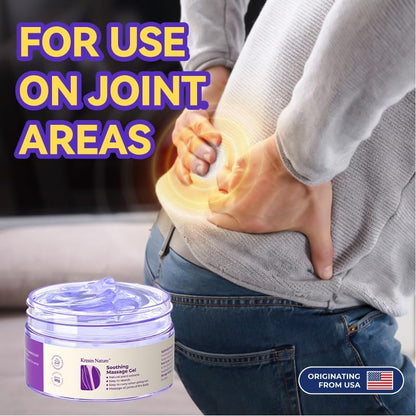 Kreain Nature 2 PCS Joint Gel Purple Soothing Massage Gel Soothes Knees, Lumbar, Neck, Back, Shoulders, Hands, and Feet, 1.76 oz - Maple Wellness Supplements