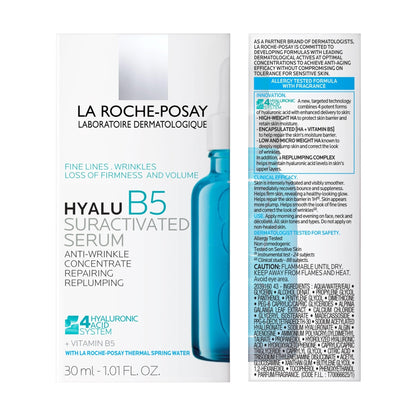 La Roche-Posay Hyalu B5 Suractivated Hyaluronic Acid Serum for Face, Vitamin B5 + Hyaluronic Acid + Glycerin - Maple Wellness Supplements