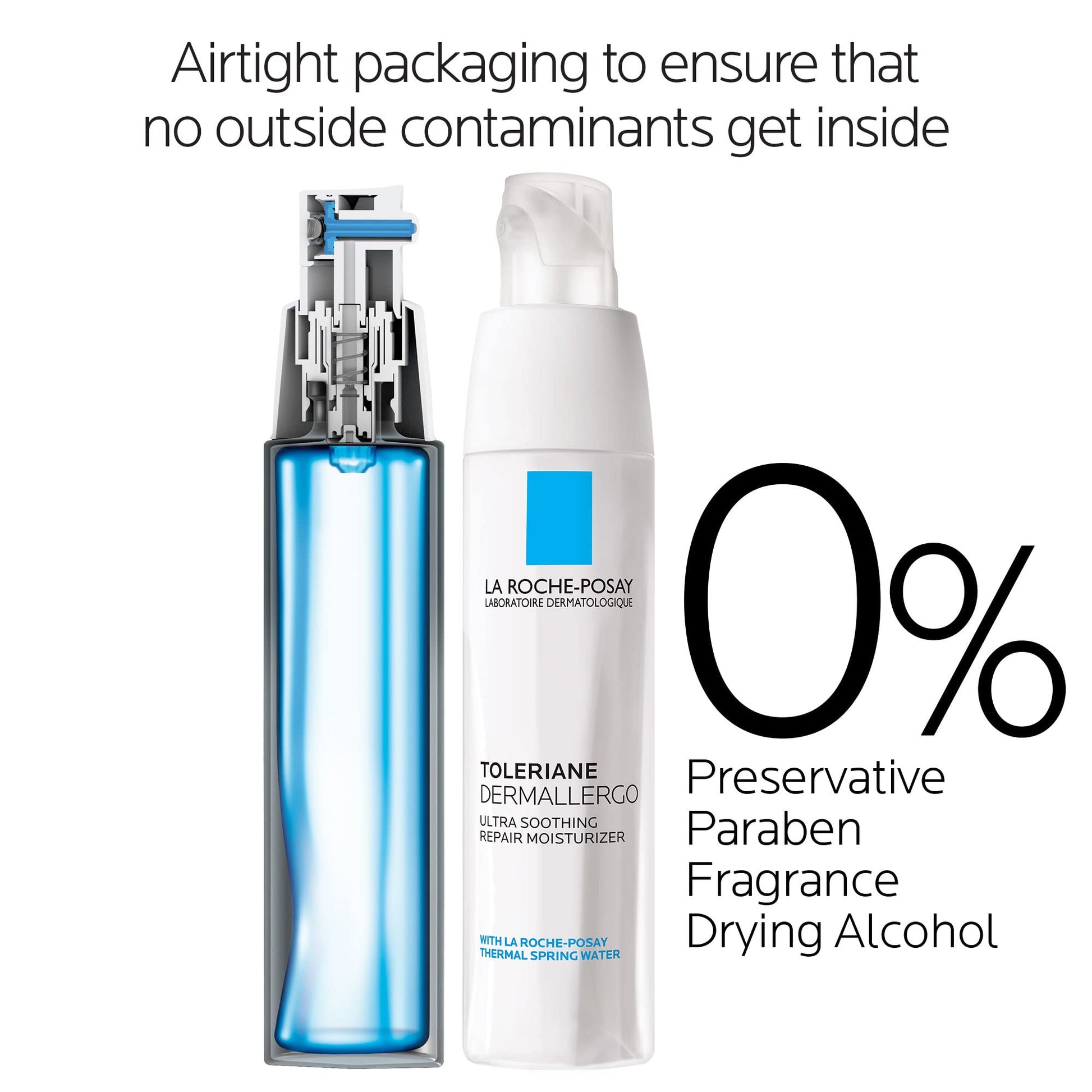 La Roche-Posay Toleriane Dermallergo Ultra Soothing Repair Face Moisturizer for Sensitive Skin, Gentle Moisturizing Face - Maple Wellness Supplements