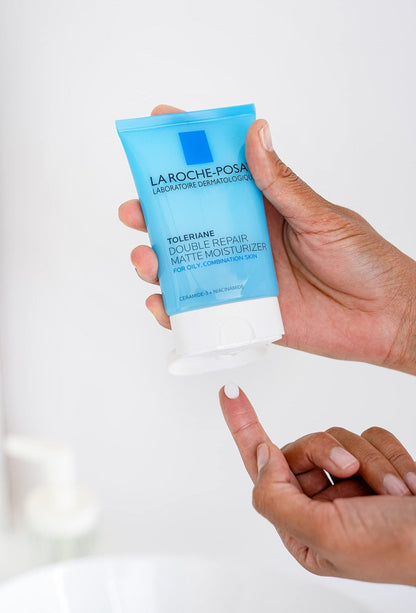 La Roche-Posay Toleriane Double Repair Matte Face Moisturizer, Daily Moisturizer For Oily Skin - Maple Wellness Supplements