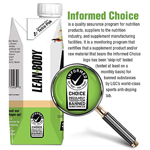 Lean Body Ready-to-Drink, Plant-Based Vegan Vanilla Caramel Protein Shake, 30g Protein - Maple Wellness Supplements