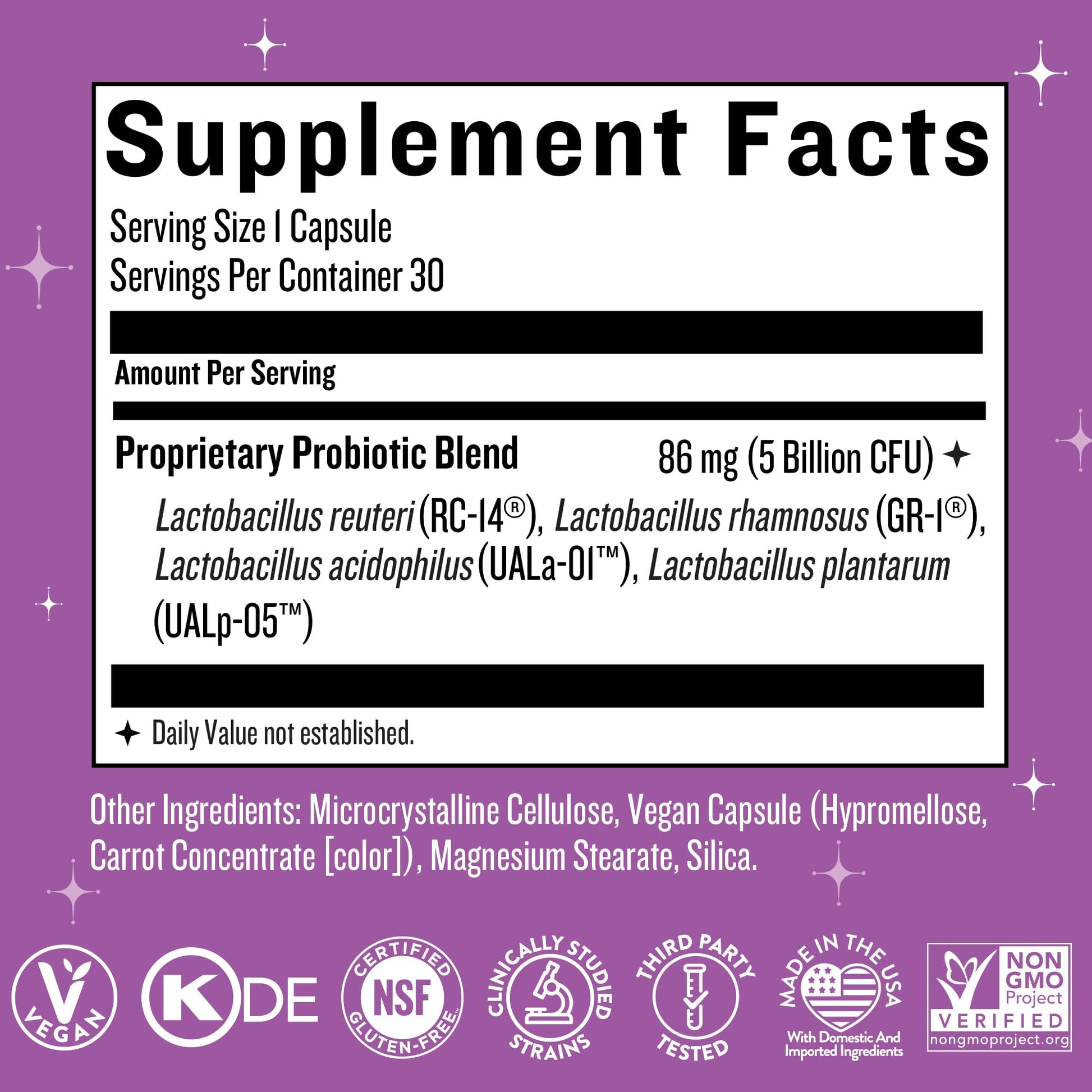 Legendairy Milk Smitten Kitten™ - Vaginal Probiotics for Women - Clinically-Studied Probiotics Lactobacillus Reuteri for Women's Vaginal Health - Maple Wellness Supplements