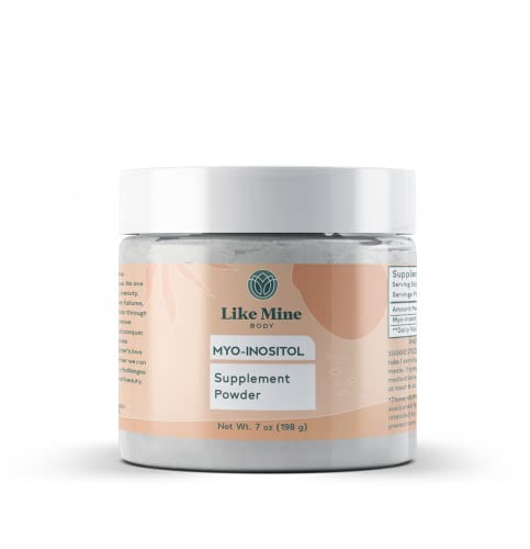 Like Mine Myo-Inositol (7 oz) Vitamin B8, Pure Single Ingredient with No Fillers, Additives - Maple Wellness Supplements