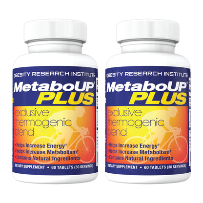 Lipozene MetaboUP Plus - 2 60 Ct Bottles - Thermogenic Weight Loss - Energy Booster Pills - Maple Wellness Supplements