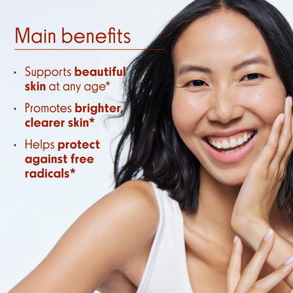 Love Wellness Good to Glow | Collagen Supplement with Biotin, Vitamin C, E, Ashwagandha & Zinc | Promotes Smooth, Glowing & Clear Skin | Enhances Smoothness & Promotes Healthy Skin | 60 Count - Maple Wellness Supplements
