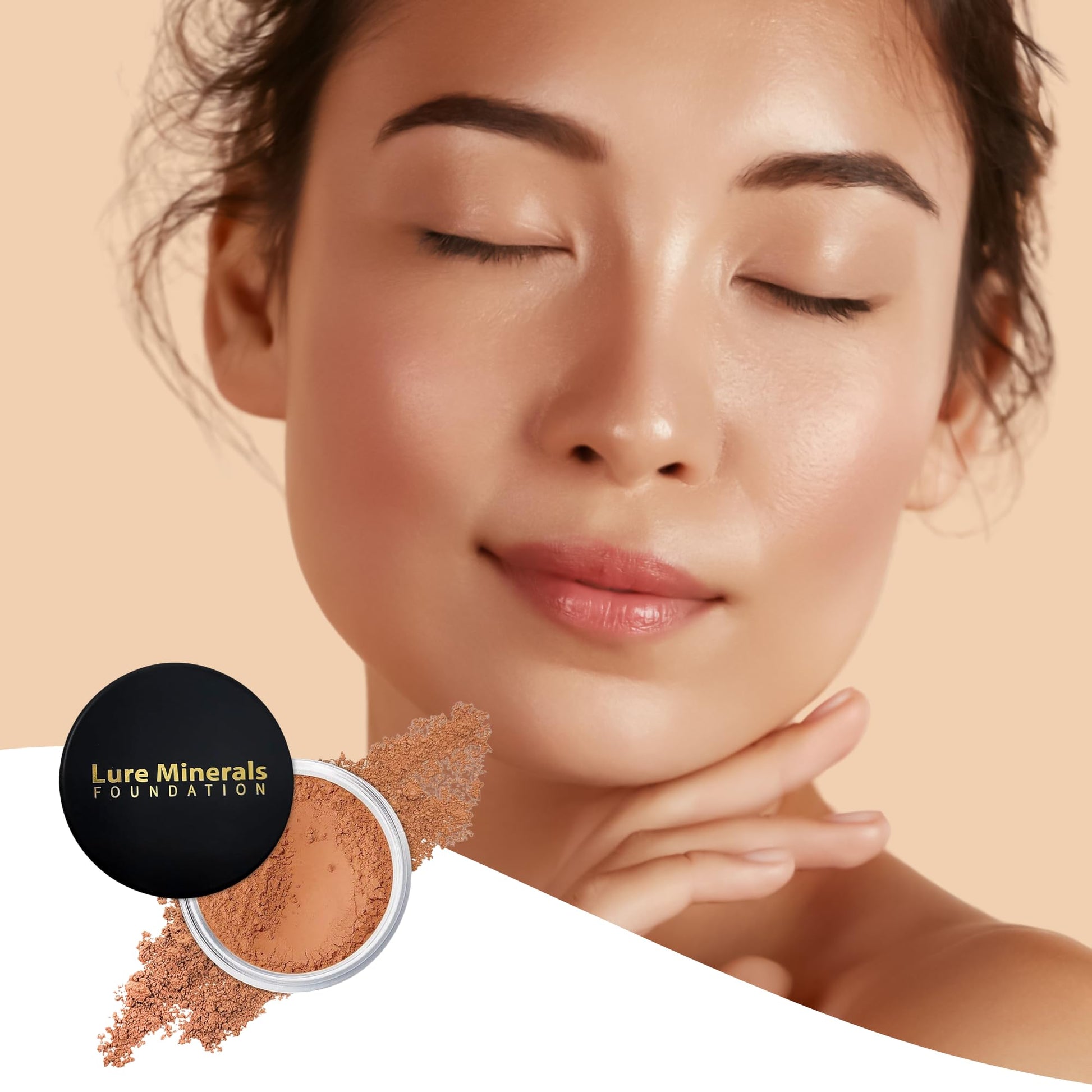 Lure Minerals Bronze warmth All over Face Bronzer (Compare to Bare Minerals) (Warmth) Large 1.oz Jar - Maple Wellness Supplements