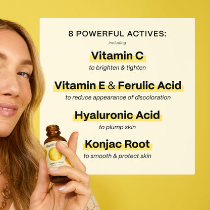 Mad Hippie Vitamin C Serum for Face – Hyaluronic Acid, Ferulic Acid & Vitamin E, Anti-Aging - Maple Wellness Supplements