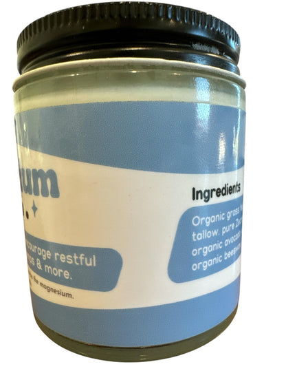 Magic Moo Magnesium Whipped Tallow Skincare for sore muscles, sleep, muscle and period cramps, stress, relaxation & more. Topical magnesium that works. - Maple Wellness Supplements