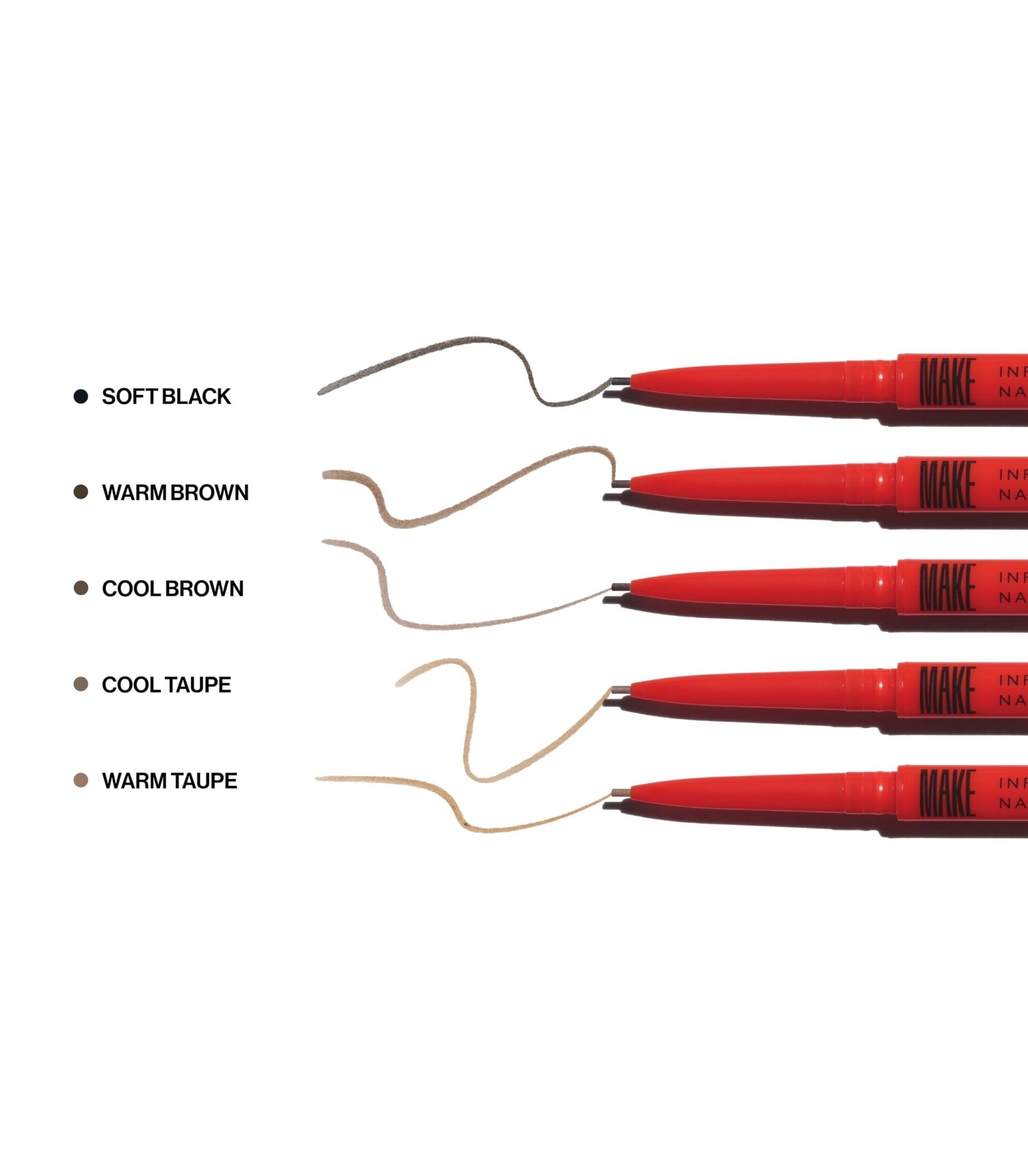MAKE Beauty Nano Brow, Micro Eyebrow Pencil. Long-Lasting Smudgeproof Eye Brow Makeup for Hairlike Lines. Precision Liner for Natural-Looking Eyebrows - Shade, Warm Taupe - Maple Wellness Supplements
