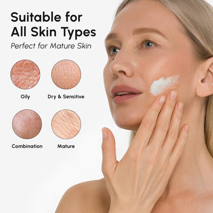 MAREE Face Exfoliator – Microdermabrasion Facial Scrub & Exfoliating Face Wash for Women – Collagen & Glycolic Acid – Gentle Scrub and Exfoliant - Maple Wellness Supplements