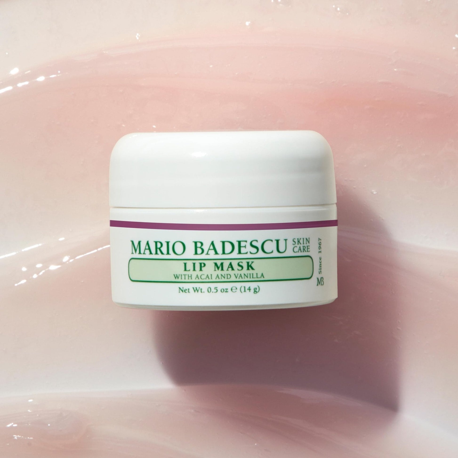 Mario Badescu Lip Mask with Acai and Vanilla for All Skin Types, Overnight Lip Treatment Enriched With Skin - Maple Wellness Supplements