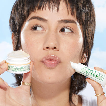 Mario Badescu Lip Mask with Coconut and Mango for All Skin Types, Overnight Lip Treatment Enriched With Skin Softening Coconut Oil, Sunflower Seed Oil and Hydrating Shea Butter, 0.5 Ounces - Maple Wellness Supplements