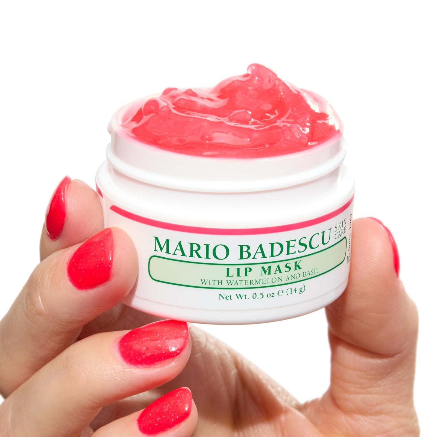 Mario Badescu Lip Mask with Watermelon & Basil for All Skin Types, Overnight Lip Treatment - Maple Wellness Supplements